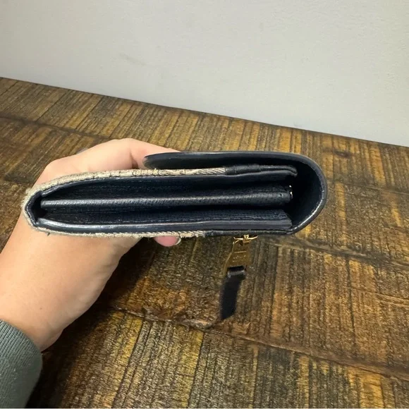 Louis Vuitton Monogram Idylle Portefeuille Sarah Long Wallet Black - Picture 8 of 13